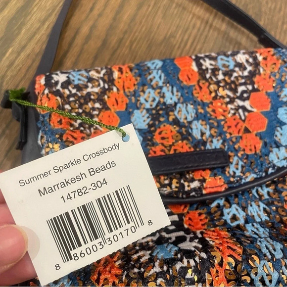 NWT Vera Bradley Marrakesh Beads Summer Sparkle Crossbody Bag - Picture 5 of 11